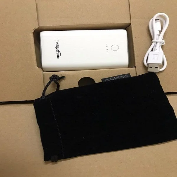 Amazon Basics 10,050mAh Portable Power Bank