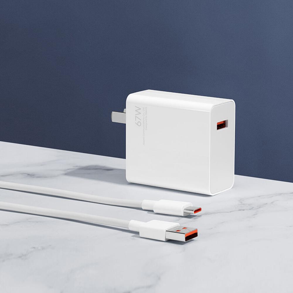 Original Xiaomi 67W GaN Quick Charger And USB Type-C