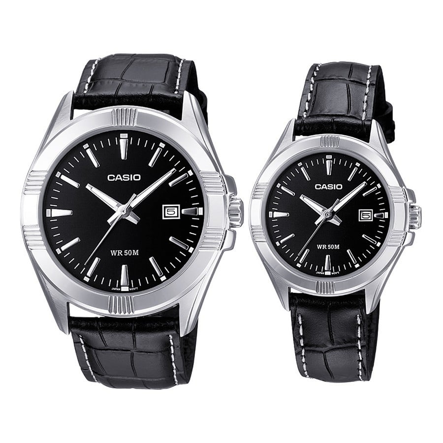 Casio Leather Belt Pair Watch- MTP/LTP-1308L-1AV