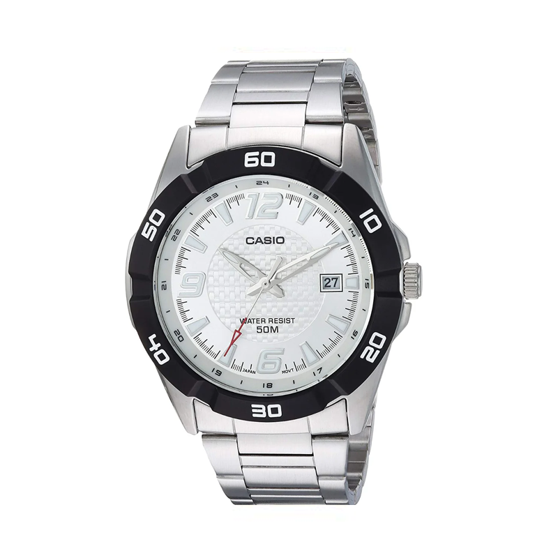 Casio Enticer Analog White Dial Men's Watch - MTP-1292D-7AVDF