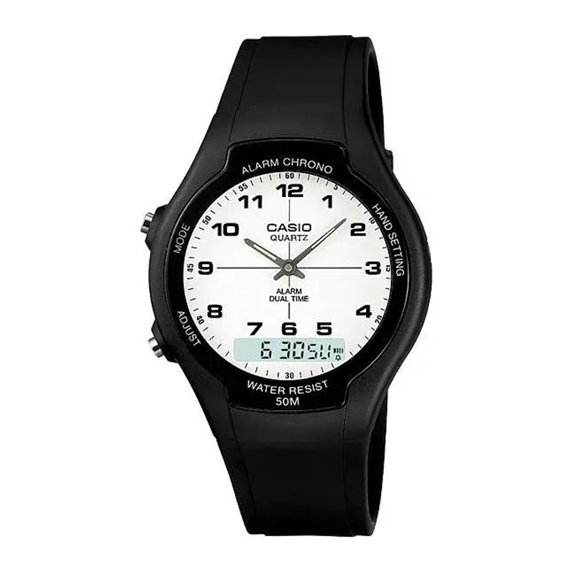 Casio Dual Time Unisex Watch AW-90H-7BV
