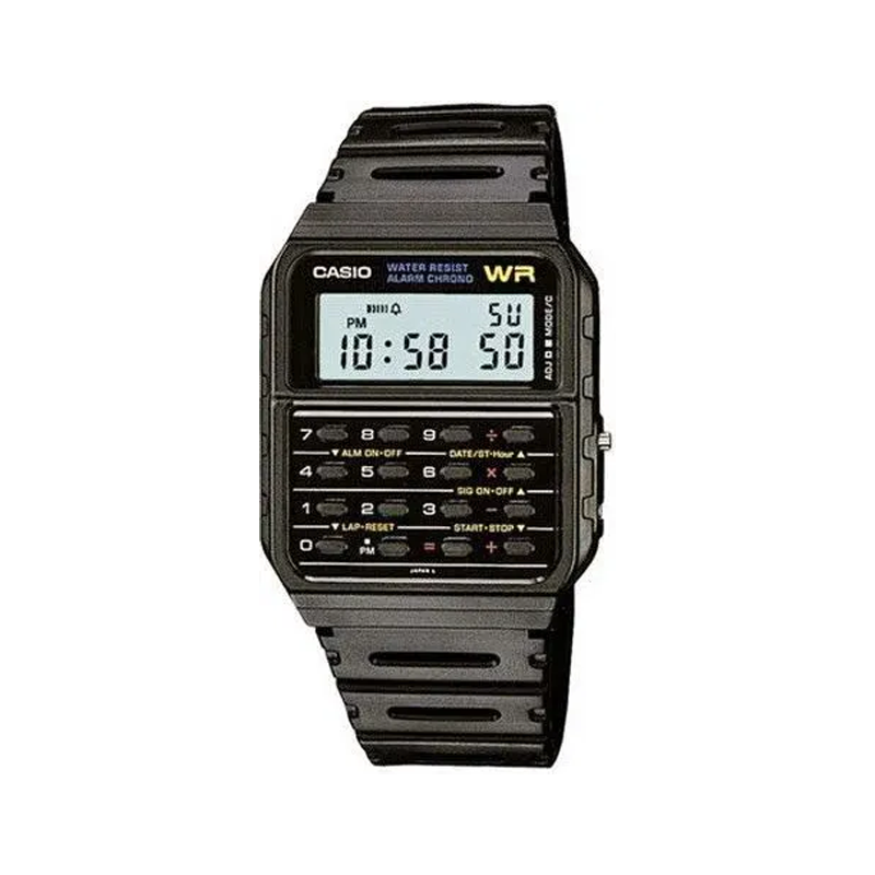 Casio CA53W-1 Data bank Calculator Watch