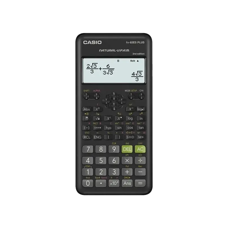 Casio FX-82ES Plus 2nd Edition - Non-Programmable Scientific Calculator