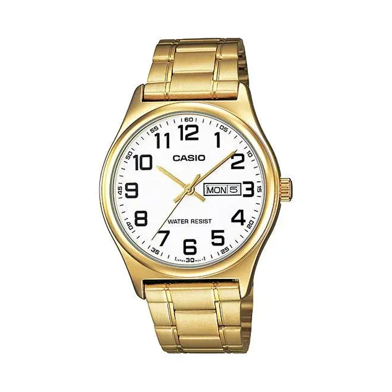 Casio Gold tone Gents Watch (MTP-V003G-7B)