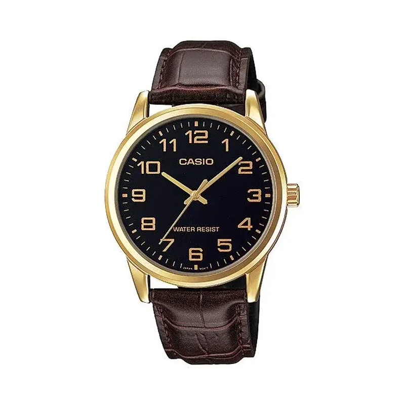 Casio Leather Belt Gents Watch (MTP-V001GL-1B)