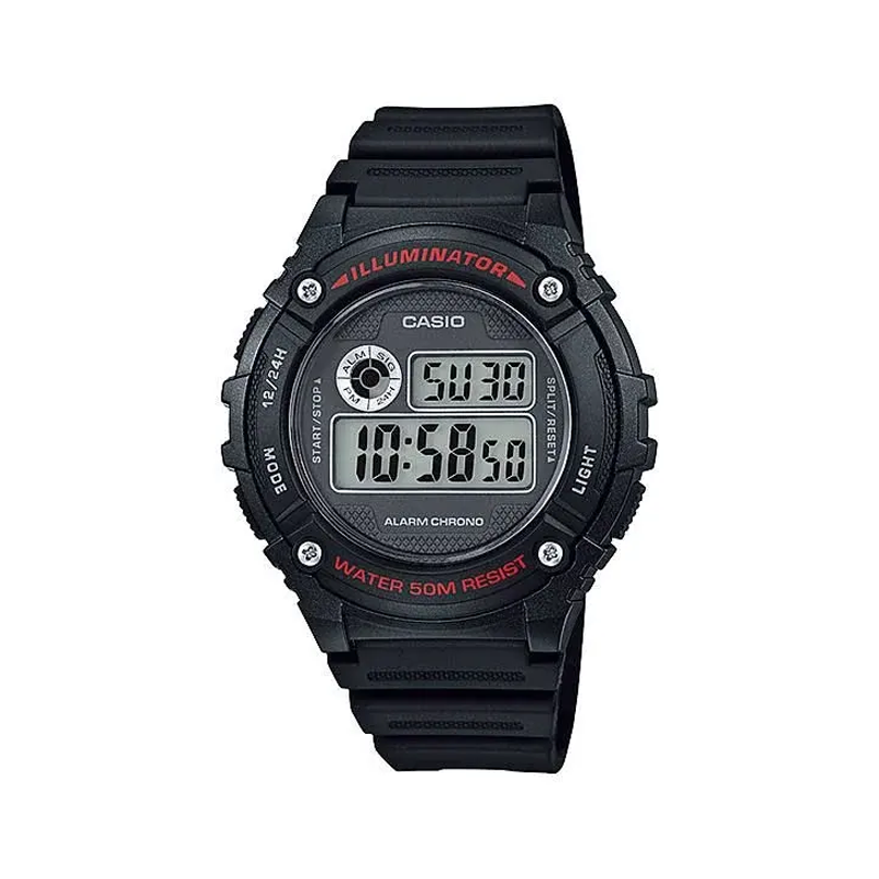 Casio Illuminnator Digital Watch  (W-216H-1AV)