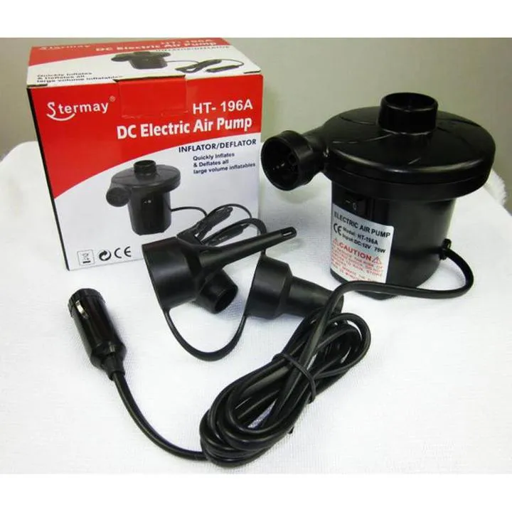 Stermay HT-196 Electric Air Pump with 3 Nozzles