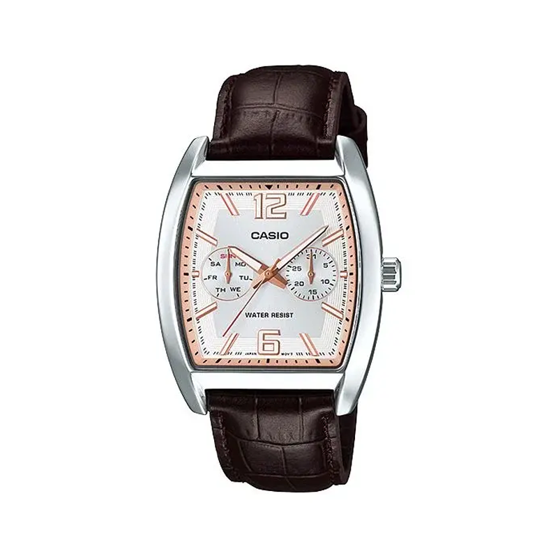 Casio Multi Function Leather band Gents Watch [MTP-E302L-7A]