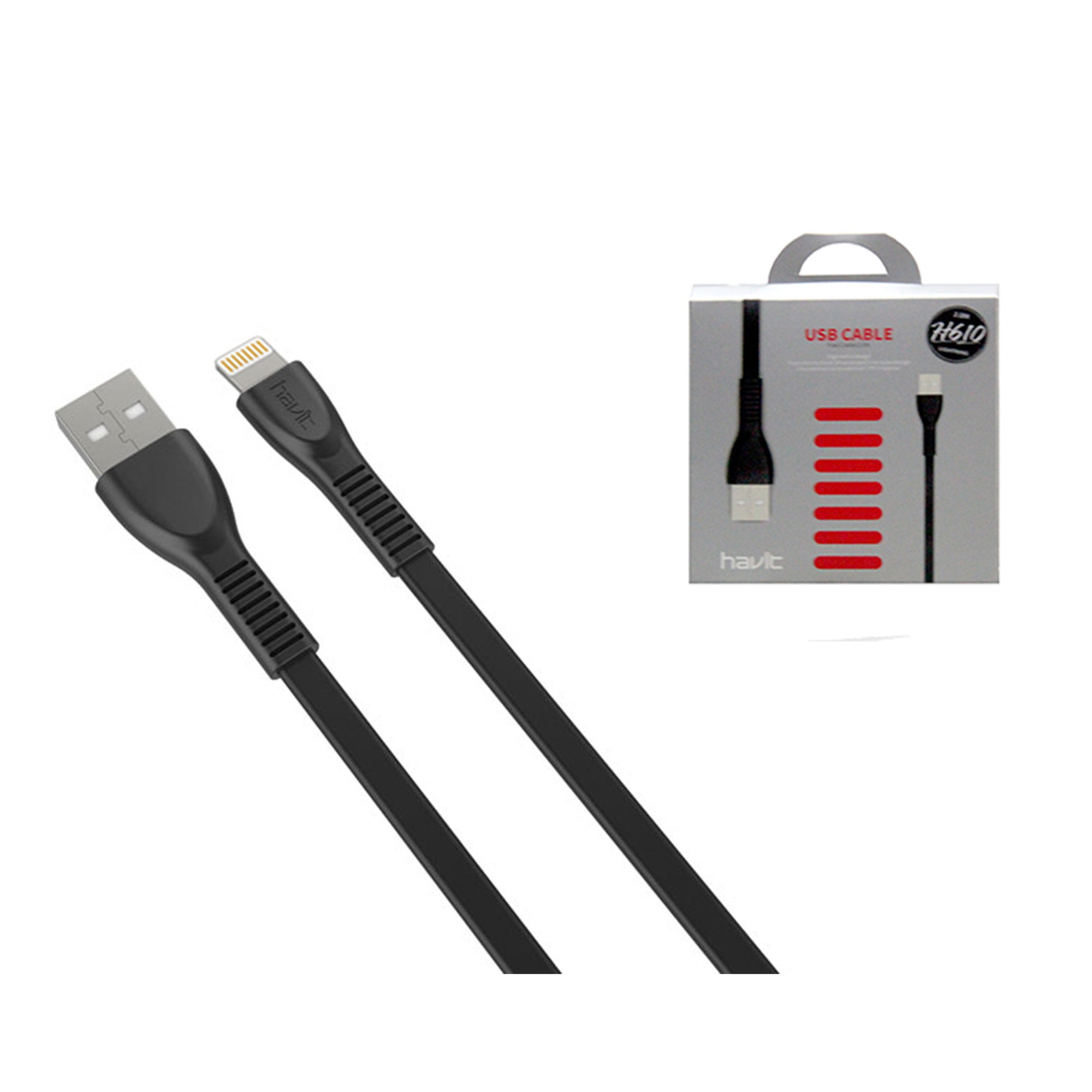HAVIT H610 Data And Lightning Charging Cable For iPhone (1M)