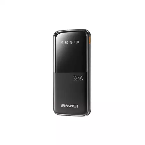 Awei P10K 10000mah 22.5W Fast Charging Digital Display Power Bank