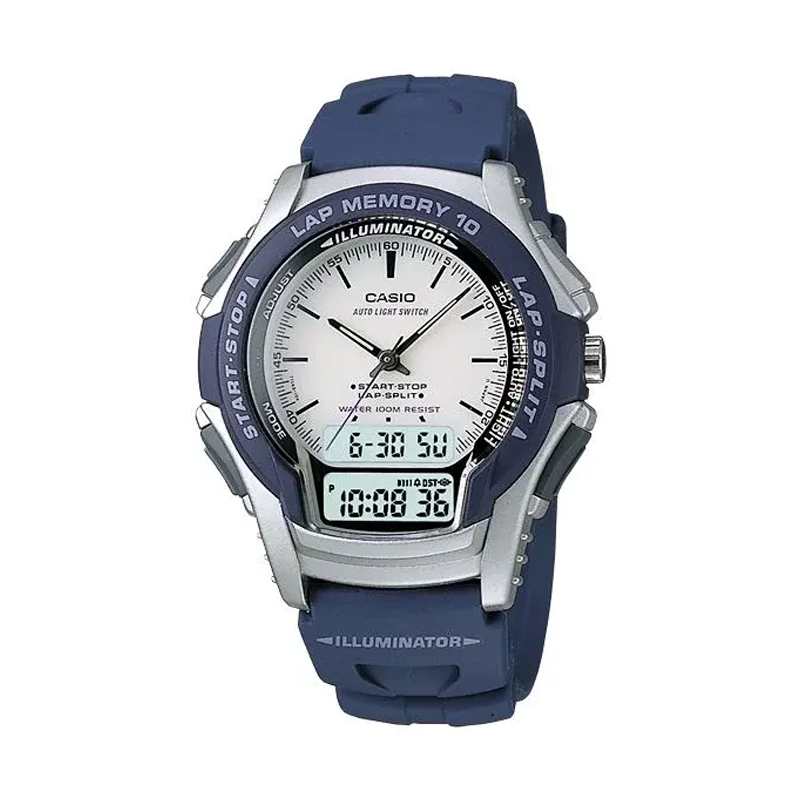 Elegant Gear watch by Casio with lap memory(WS-300-2EV)