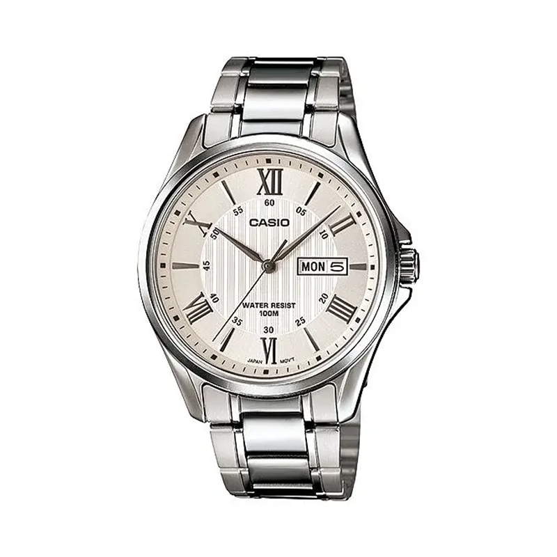 Casio White Dial Analog Watch (MTP-1384D-7AVDF)