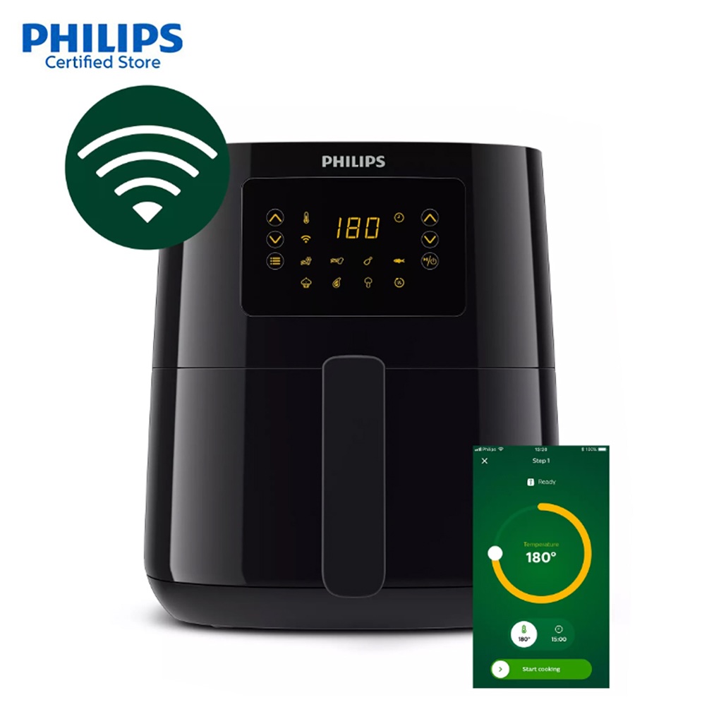 Philips Air Fryer HD9255/90 Digital 5000 Series Connected Smart – 4.1Ltr, Wi-Fi Enabled, 13-in-1 Cooking Functions