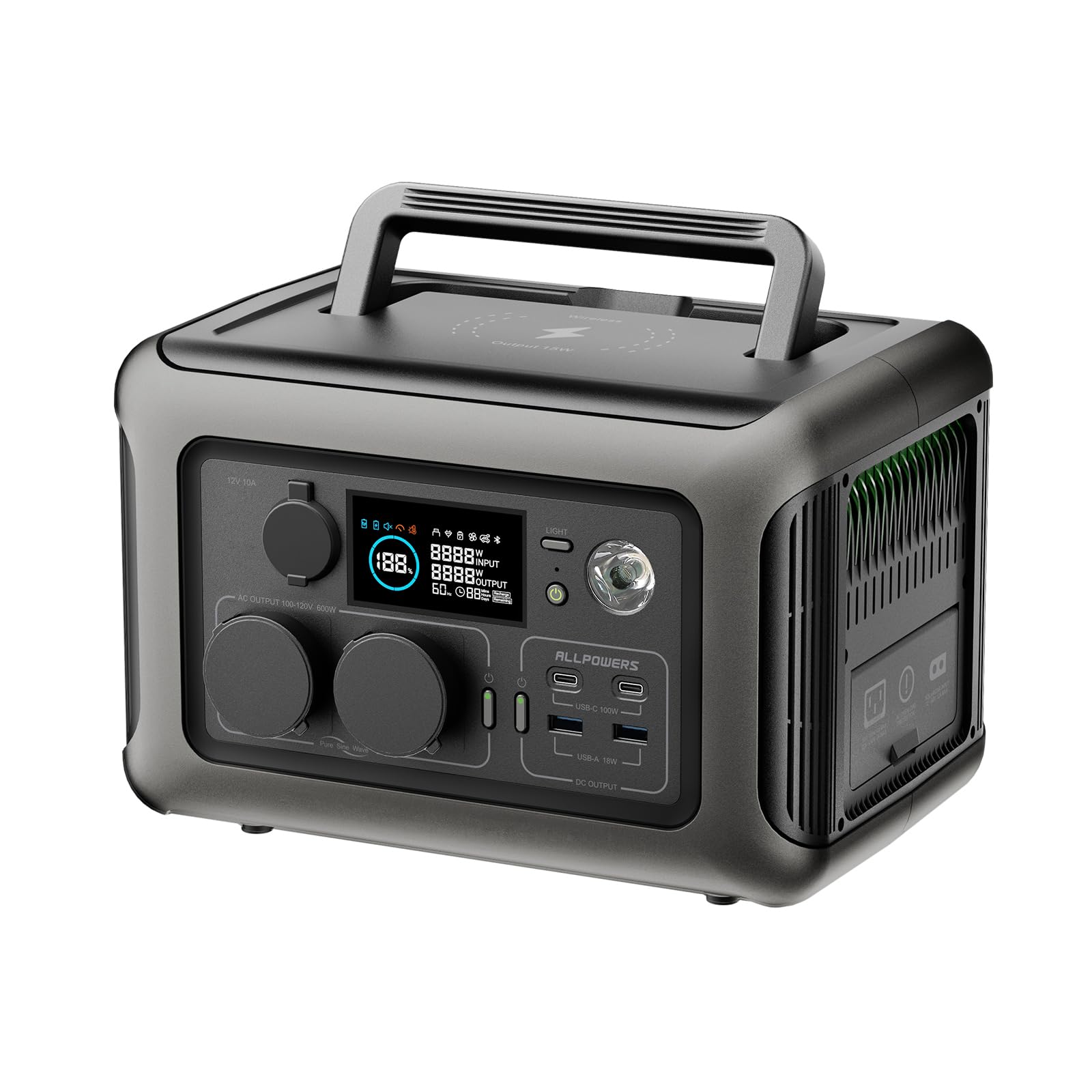 ALLPOWERS R600 Portable Power Station 600W