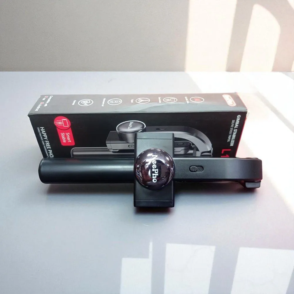 NeePho L13 3‑Axis Gimbal Stabilizer &amp; Selfie Stick Tripod
