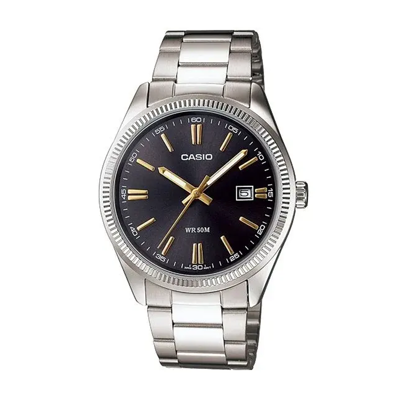 Casio Black dials casual watches for men (MTP-1302D-1BV)