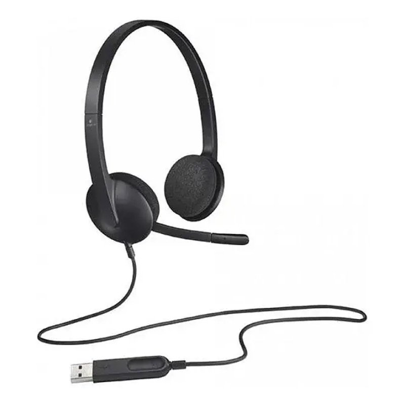 Logitech H340 Stereo USB Headset with Microphone