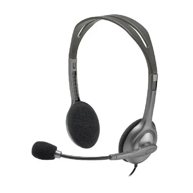 Best Budget Call Center Headphone/ Headset with Adjustable Microphone- Logitech (H111)