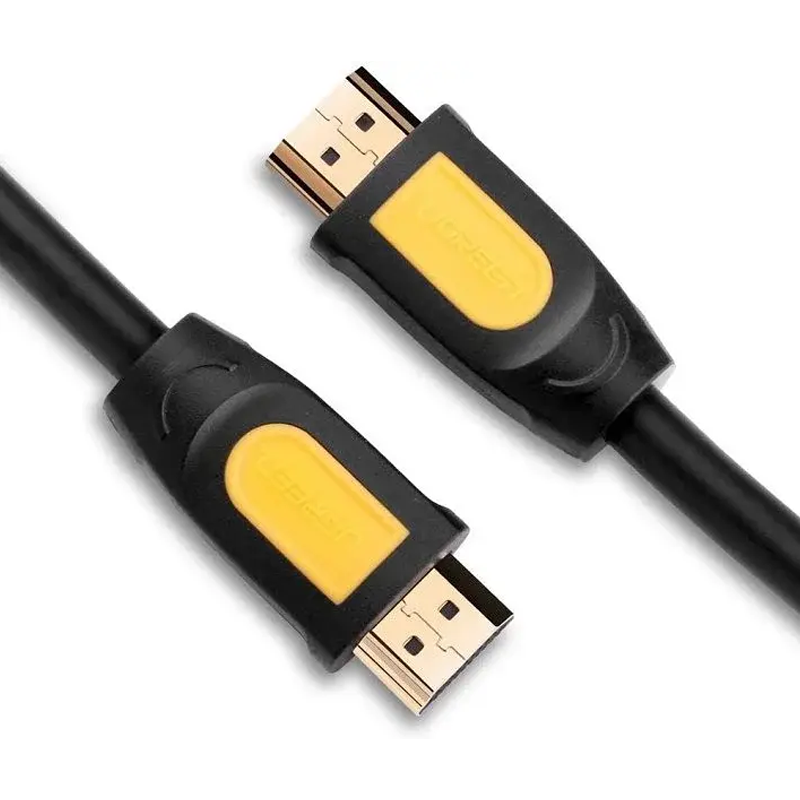 UGREEN HD101 (10129) HDMI Round Cable 10m (Yellow/Black)