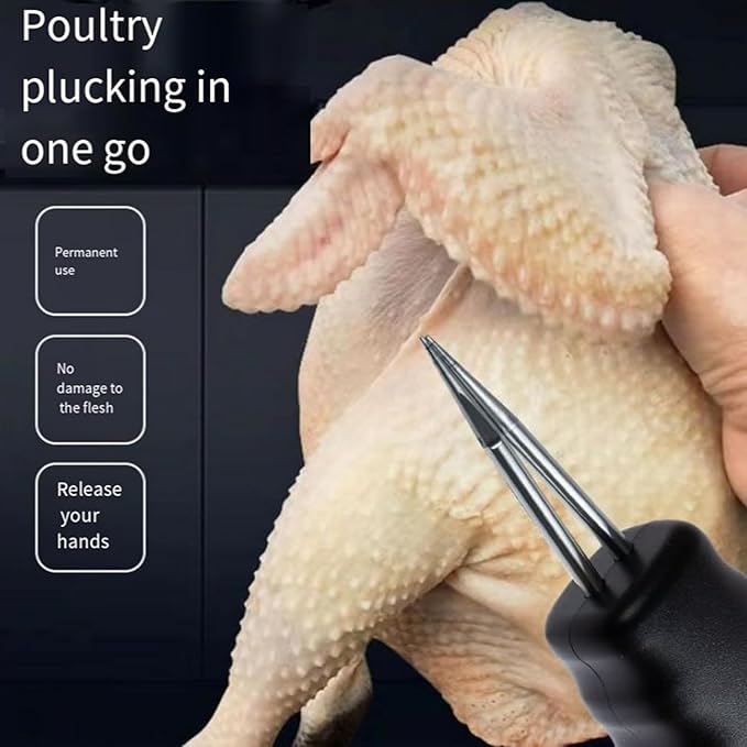Electric Handheld Chicken or Duck Feather Plucker
