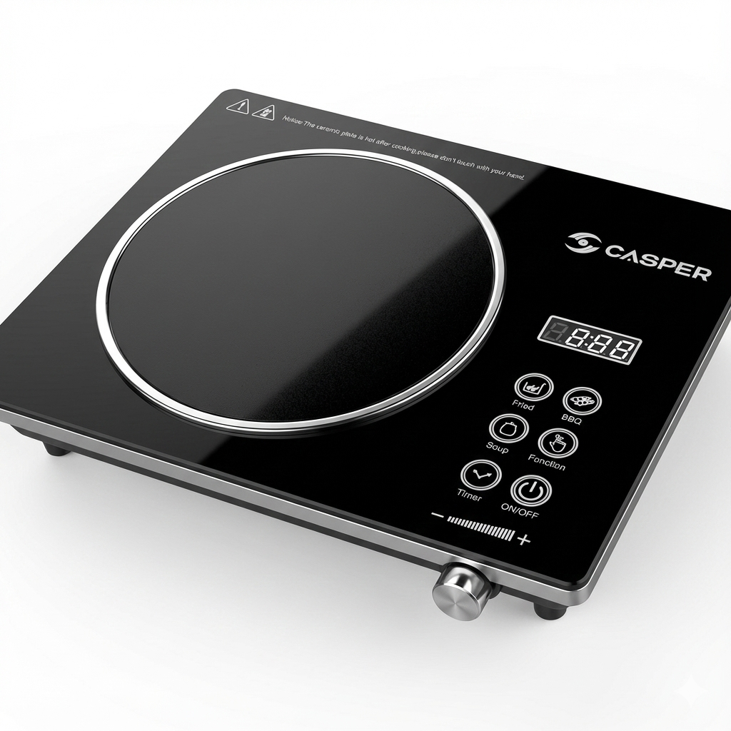 CASPER INFRARED COOKER CR7030(BLACK COLOR) WATT-2500