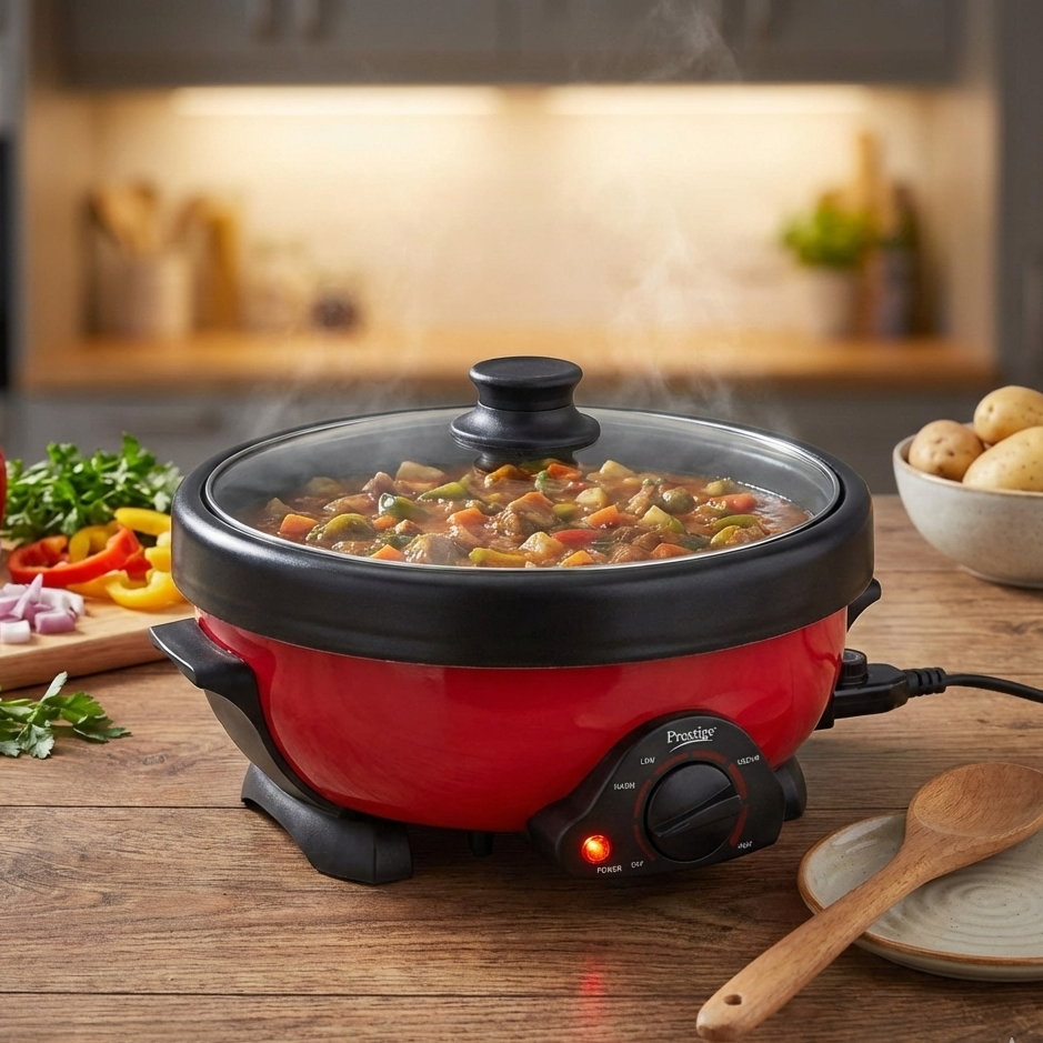 Prestige Double Pot Electric Cooker ME-MCP550DP - 5.5 Liters