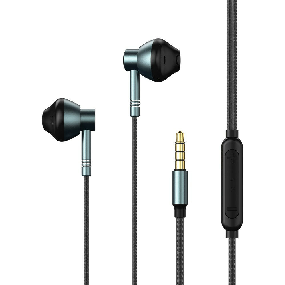 Remax RM-201 Wired Earphone With Mic-Tarnish