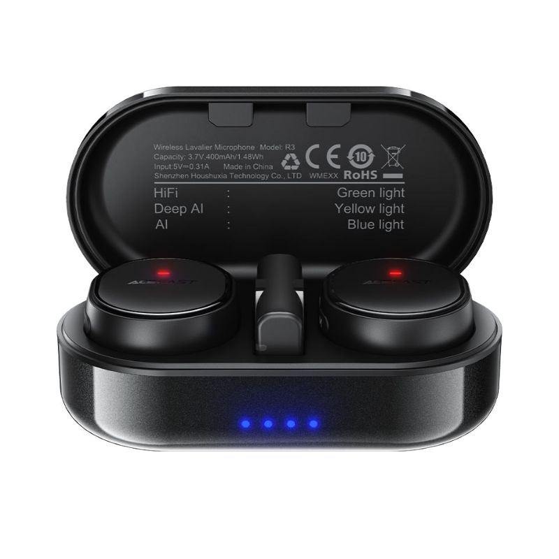 ACEFAST R3 Wireless Magnetic Lavalier AI Microphone