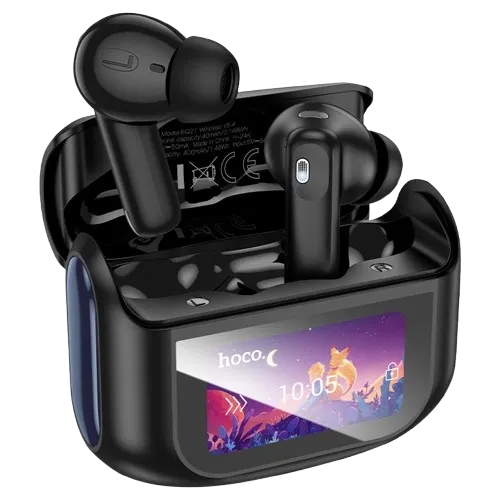 Hoco EQ21 Sandy True Wireless ANC+ENC Noise Reduction Touch Screen BT Earbuds