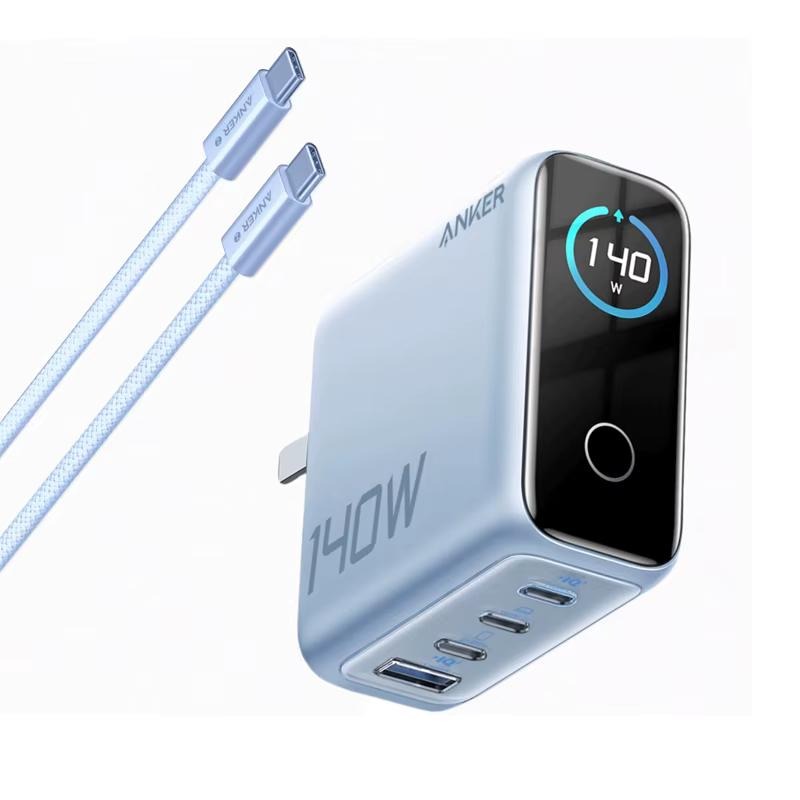 Anker Zolo 140W Charger for Mobile, Tablet & Laptop 4-Port, PD 3.1 with Touch Control