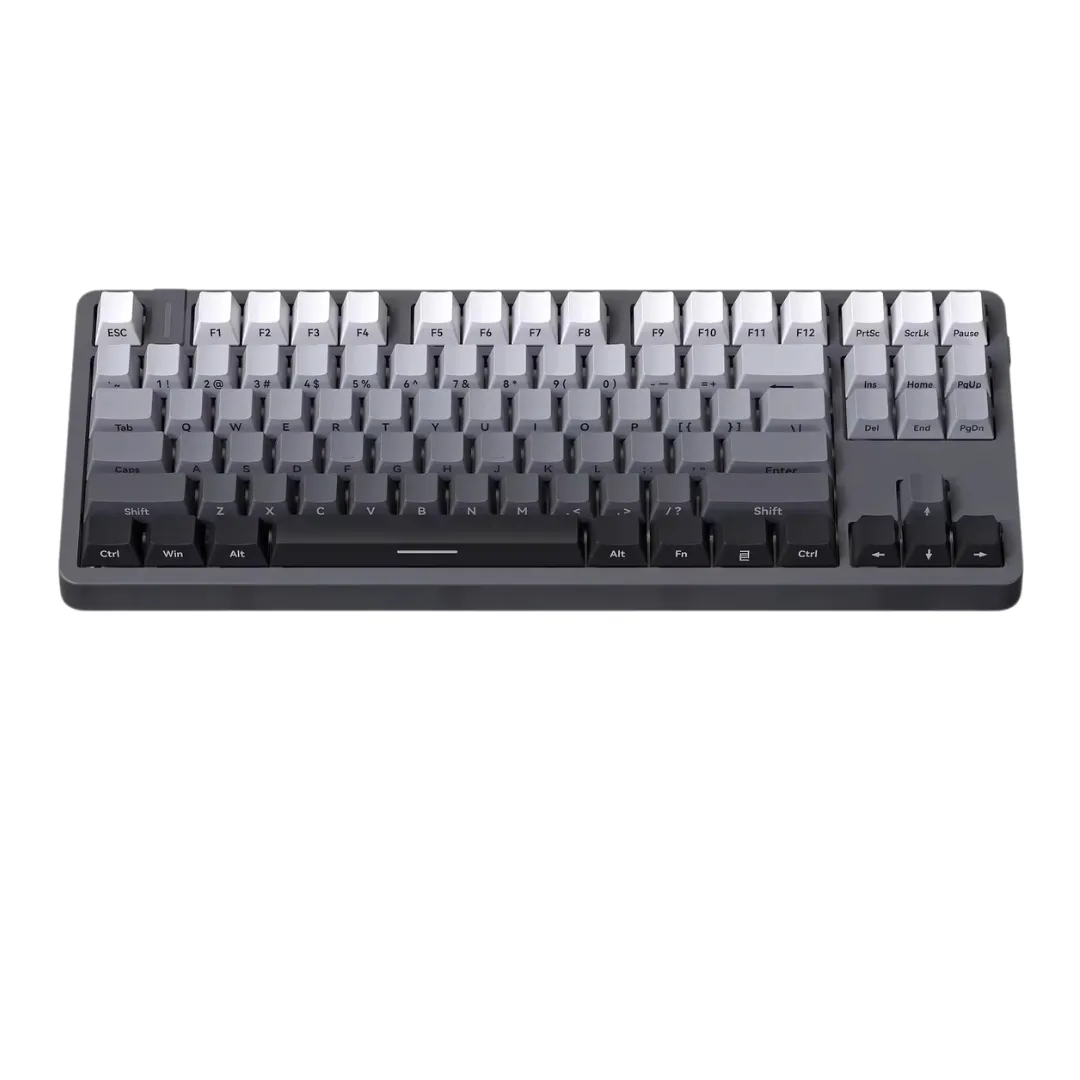 Furycube G87 Pro Gasket Hot-swappable Wired RGB Gradient Grey Mechanical Keyboard