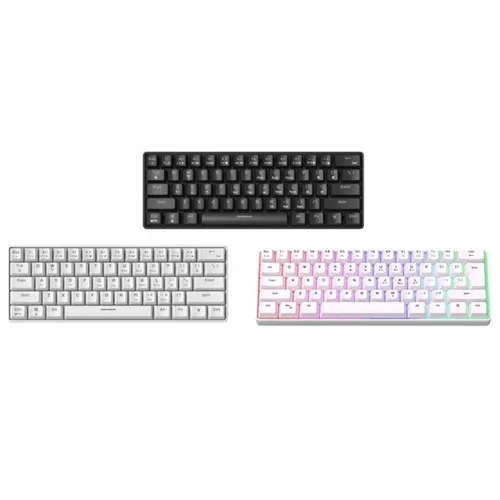 Furycube TS61 60% 61 Key RGB Wired Mechanical Gaming Keyboard