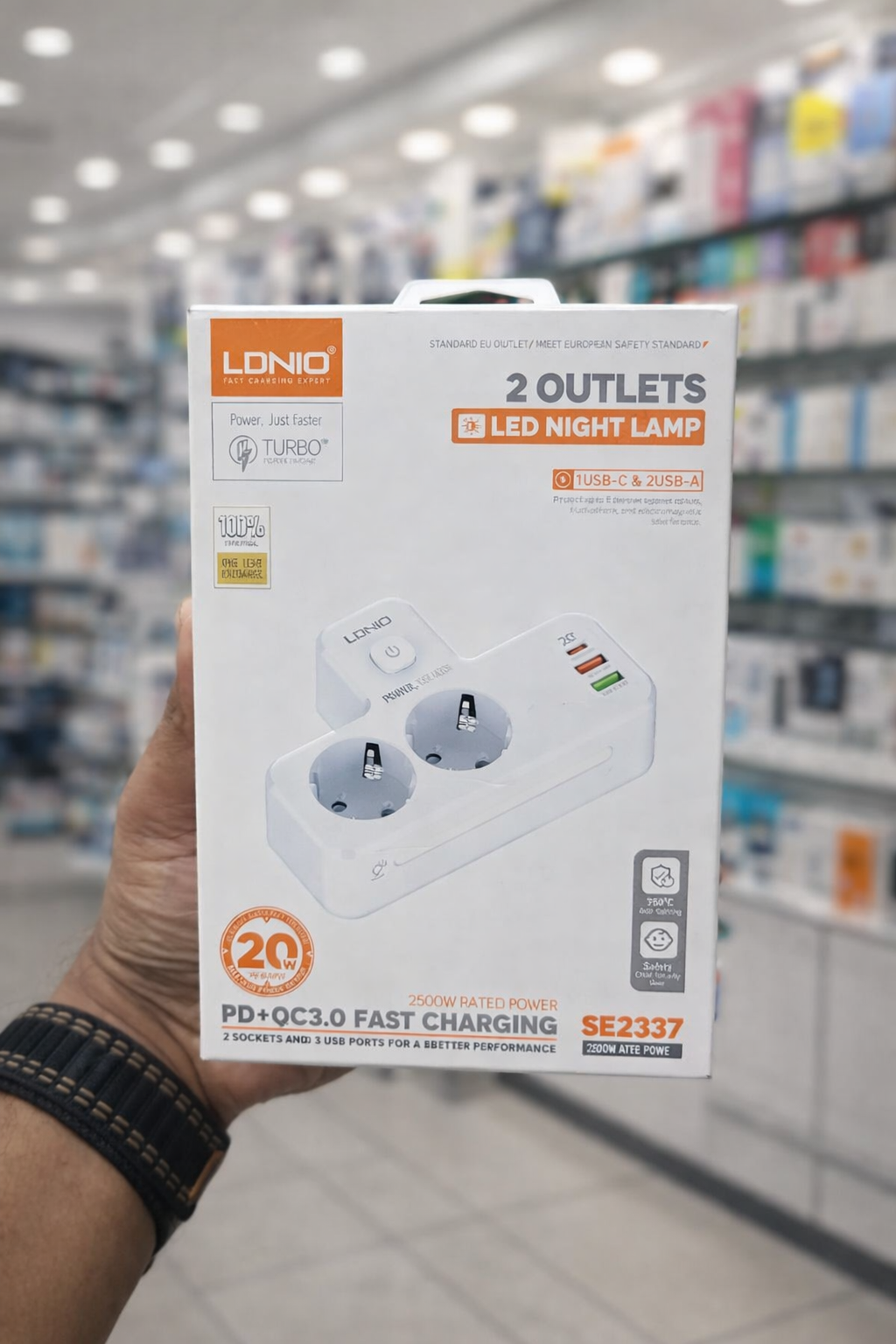 LDNIO Portable Electrical Extension Socket SE2337