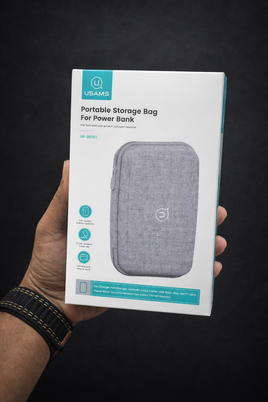 USAMS ZB263 Portable Storage Bag Pouch for Powerbank