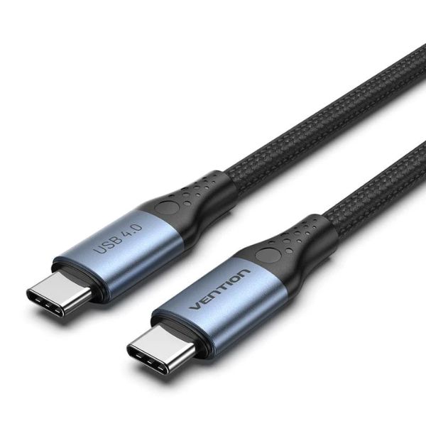 Vention TAVHF Cotton Braided USB 4.0 Type-C Male to C Male 5A Cable