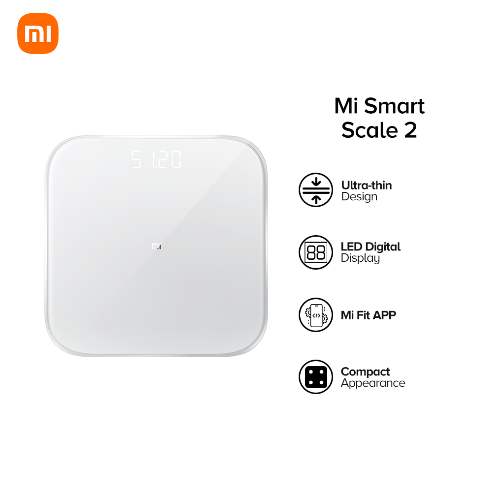 Xiaomi Mi Weight Scale 2 (Bluetooth Connected Smart Weight Scale with LED Display)