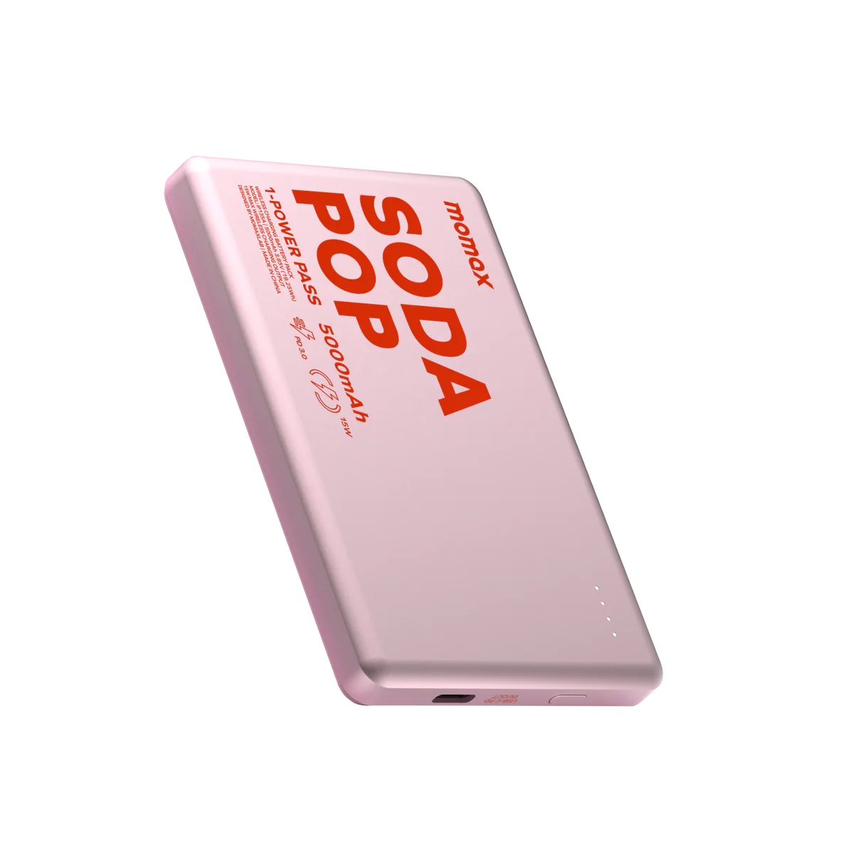Momax 1-Power Pass Magnetic Wireless Power Bank  (Limited Edition) – Soda Pop