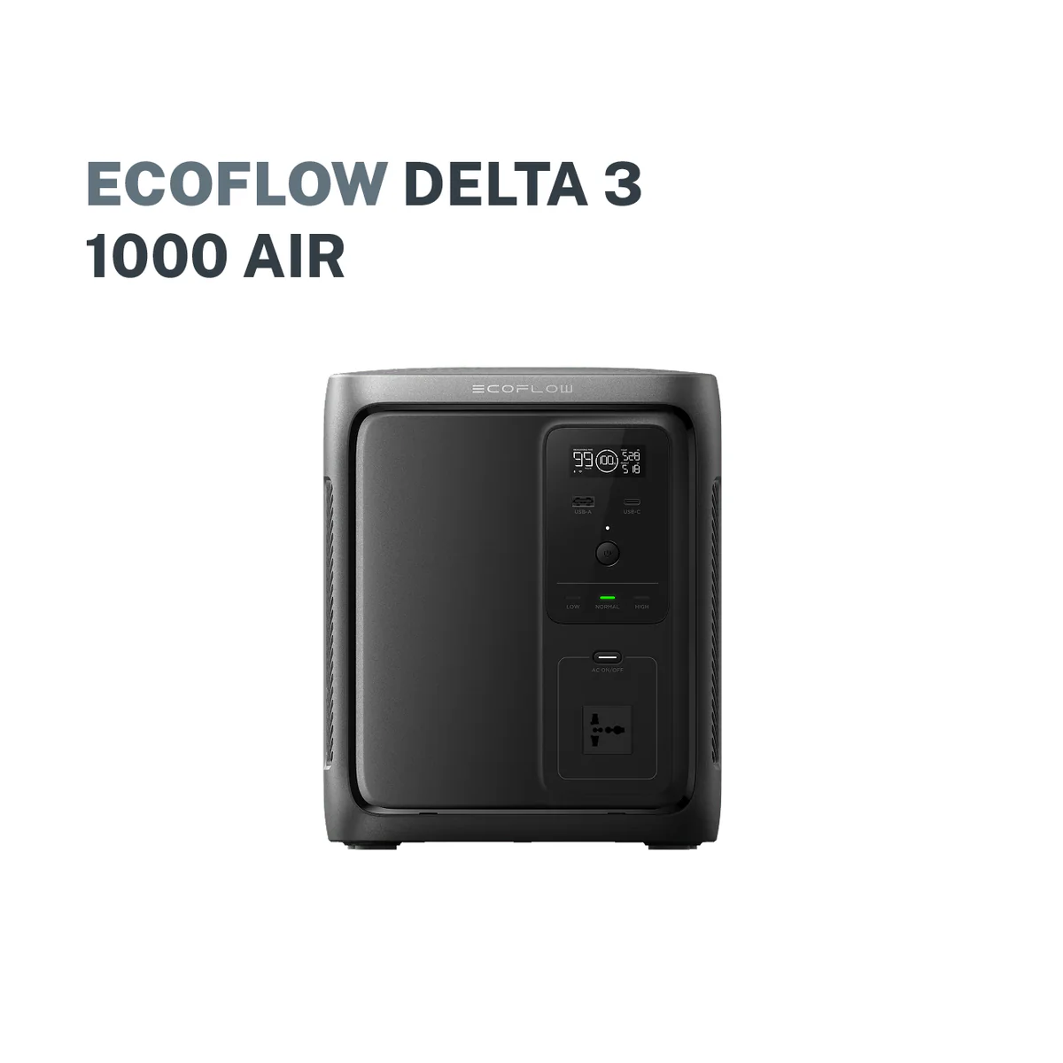 EcoFlow DELTA 3 Air 1000- 500W, 960Wh Battery (10ms UPS) Portable Power Station