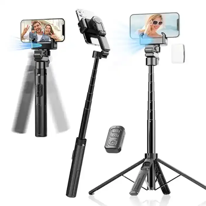 C16 AI Face Tracking Smart Handheld Gimbal Stabilizer Selfie Stick Tripod