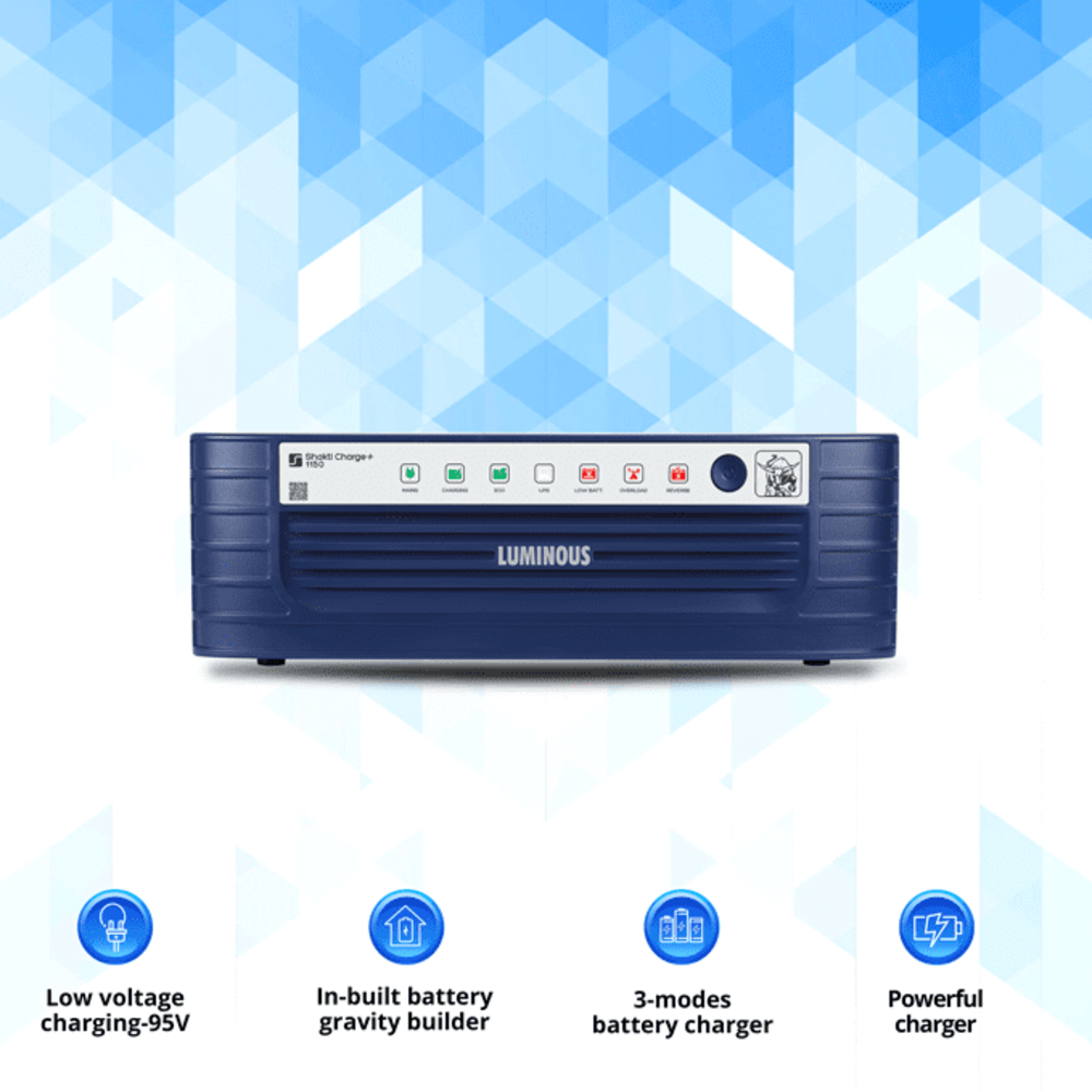 Luminous IPS Shakti Charge 1150 - 900VA, 12V IPS