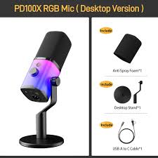 MAONO PD100X RGB USB/XLR Dynamic Microphone For Game Streamers