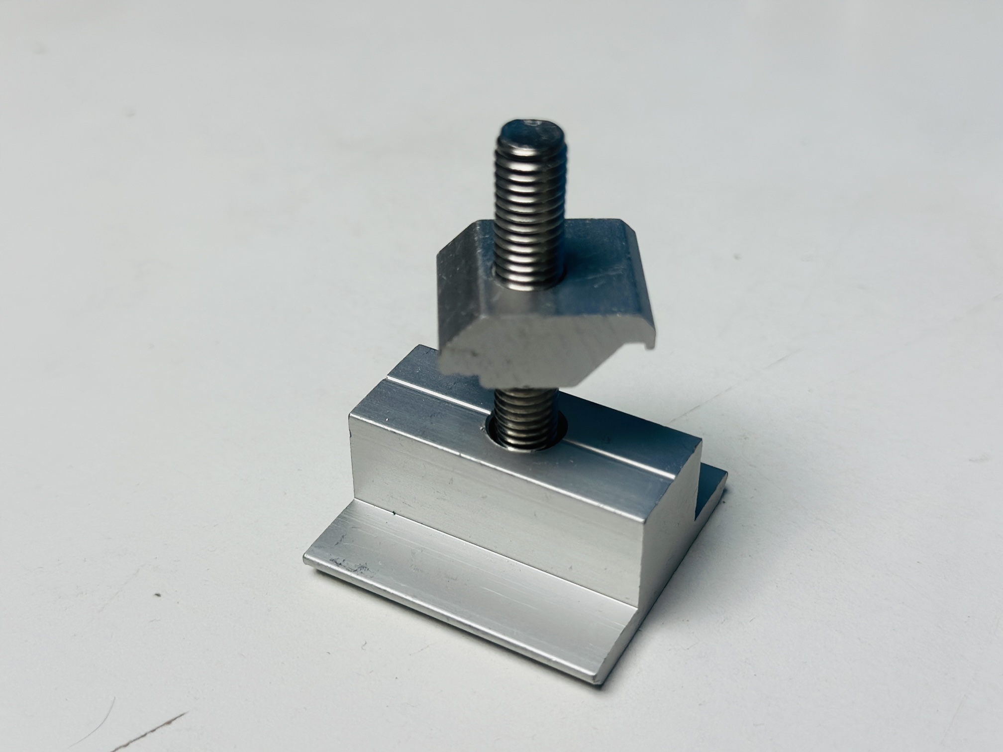 Aluminum Mid Clamp for Solar Mounting Roof & Ground ( 2Pcs )