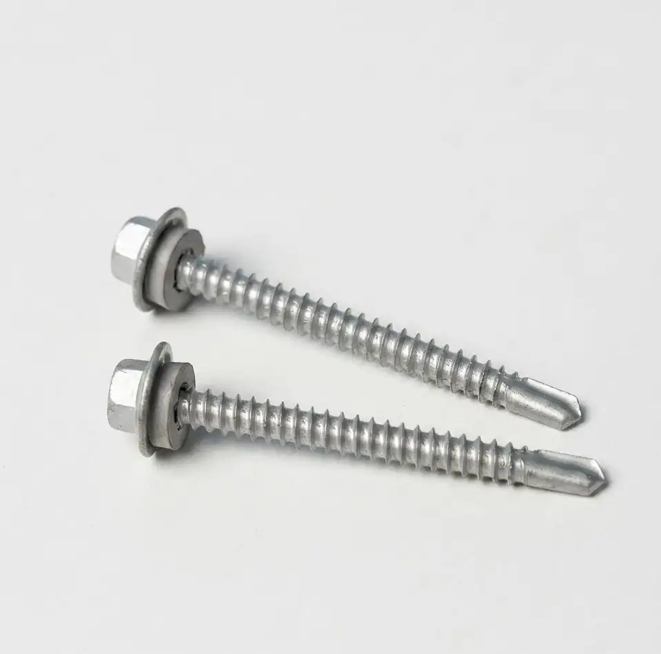 Hex Flange Self Drilling Screw Roofing Screw for Solar (2 Pcs)
