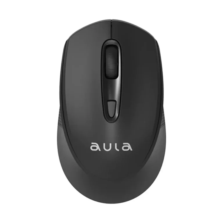 AULA AM205 Wireless USB Mouse — 2.4 GHz Compact Optical Mouse with Adjustable DPI (Black)
