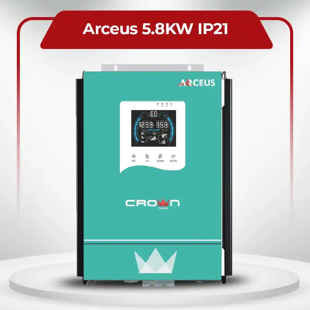CrownMicro ARCEUS-5.8KW 48V PV-6000W MPPT Solar Inverter