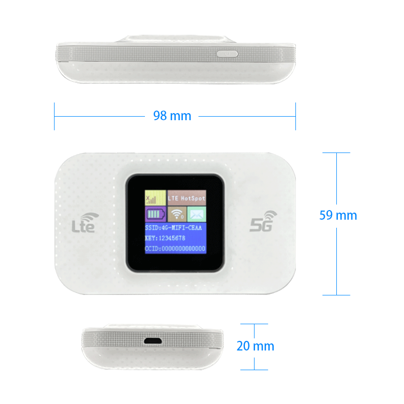 VEMO E5783 Plus 4G/5G 300mbps Pocket Wifi Router