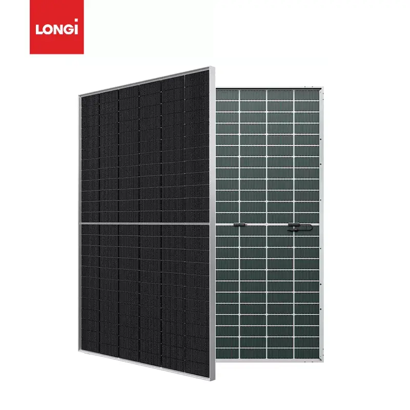 Longi Hi-MO 7 LR8-66HGD-620M 620W Bifacial Double Glass High-Efficiency Solar Panel