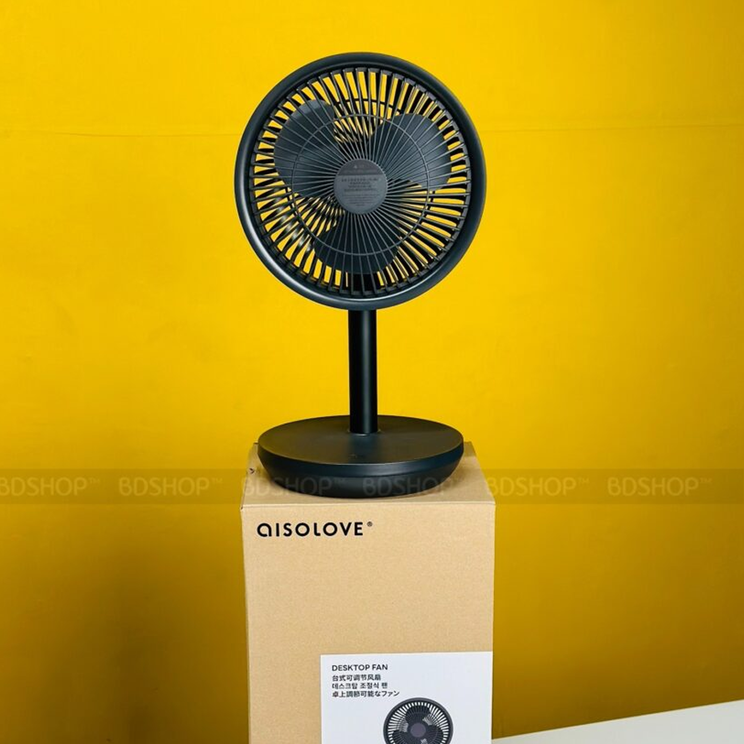 Xiaomi AISOLOVE F5 Pro Rechargeable Fan 4000mAh with Swing &amp; Extendable - Black Color