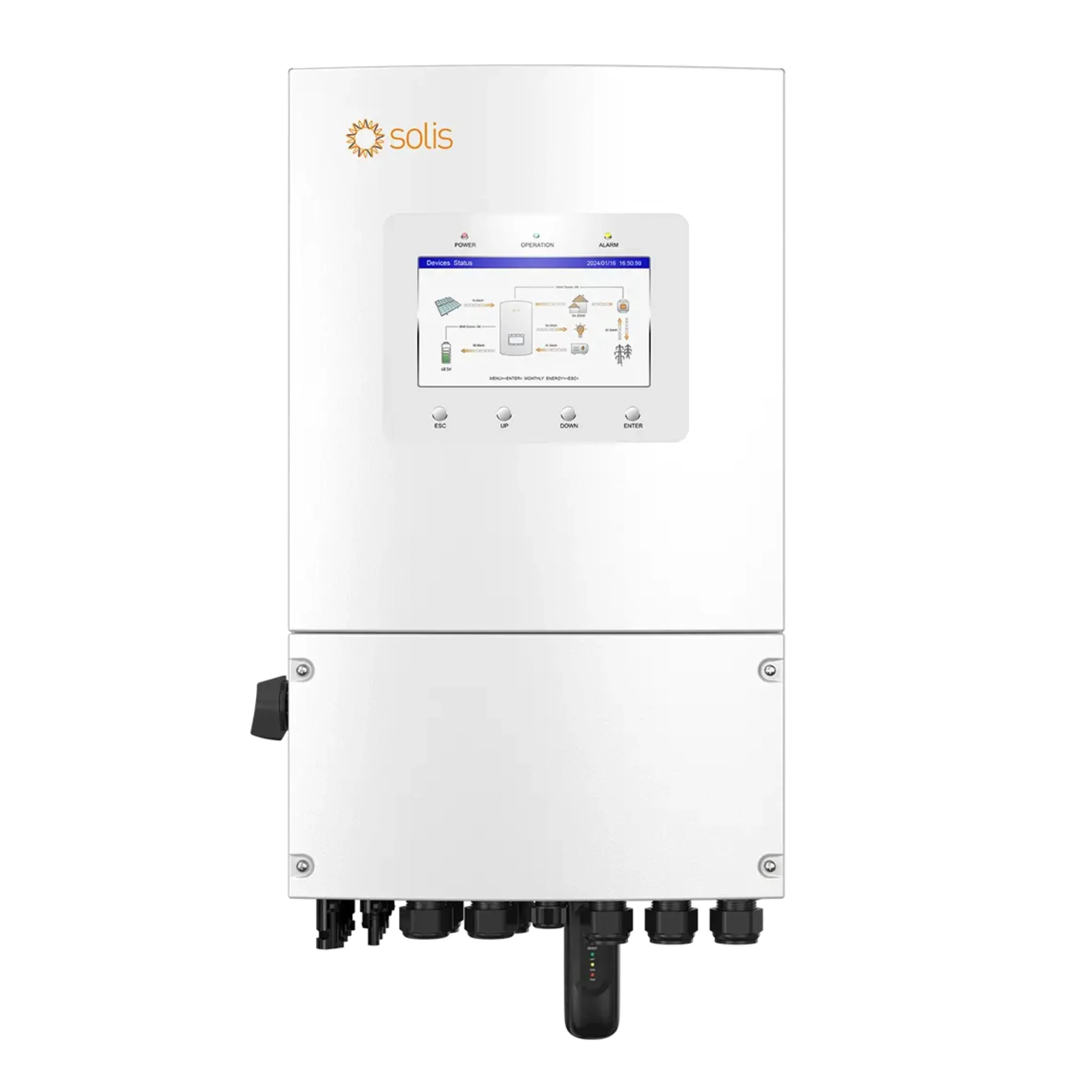 SOLIS 12KW True Hybrid Solar Inverter Single Phase S6-EH1P1+D120K-L-PLUS(21A)