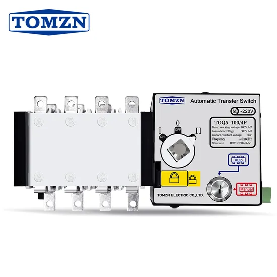 TOMZN TOQ5 - 100 /4P ATS PC Automatic Transfer Switch